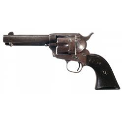 Black Powder Colt Single Action Army Revolver with Factory Letter