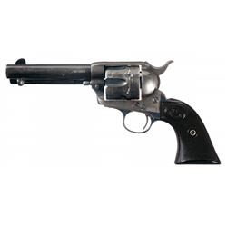 First Generation Colt Single Action Army Revolver with Factory Letter