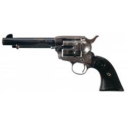 First Generation Colt Single Action Army Revolver with Factory Letter