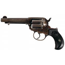 Rare Pacific Express Co Marked Colt Model 1877 Lightning Double Action Revolver