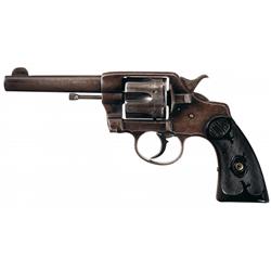 Wells Fargo Marked Colt Double Action 38 Revolver with Factory Letter