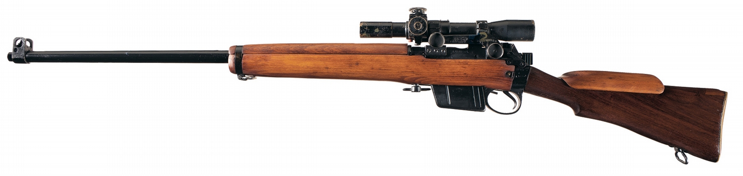 Scarce British L42A1 Sniper Rifle with Matching Scope and Mount with ...