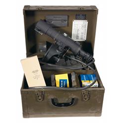 Scarce U.S. Capehart-Farnsworth M3 Infrared Sniper Scope, in Case with Accessories and Spare Compone