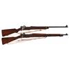 Image 1 : Two U.S. Bolt Action Rifles -A) U.S. Springfield M2 Bolt Action Training Rifle with Sling