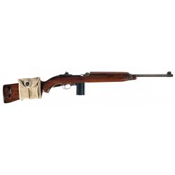World War II U.S. Inland M1 Semi-Automatic Carbine with Case and a Case 1943 M3 Fighting Knife
