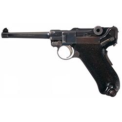 DWM Model 1906 Royal Portuguese M2 Army Contract Luger Semi-Automatic Pistol