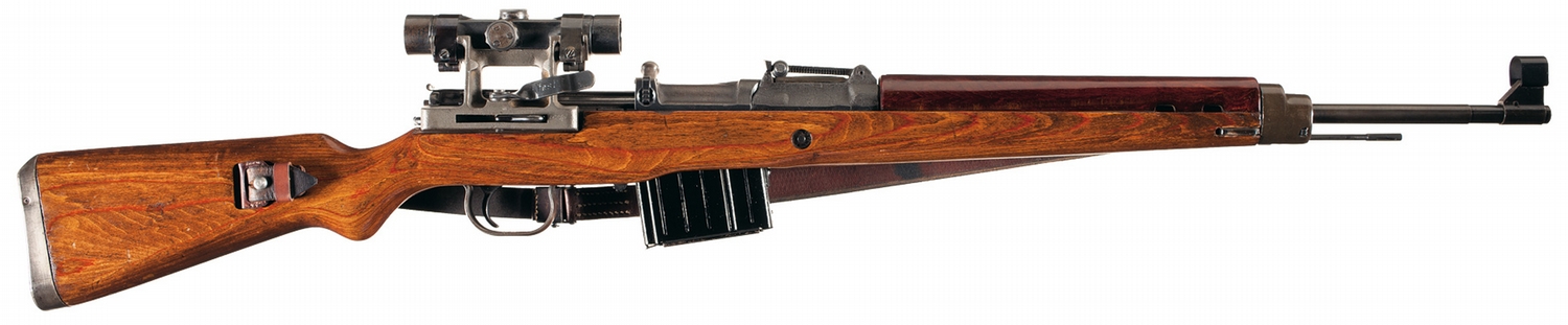 WWII Nazi K-43 (duv) Code Sniper Rifle with ZF4 Sniper Scope and Mount