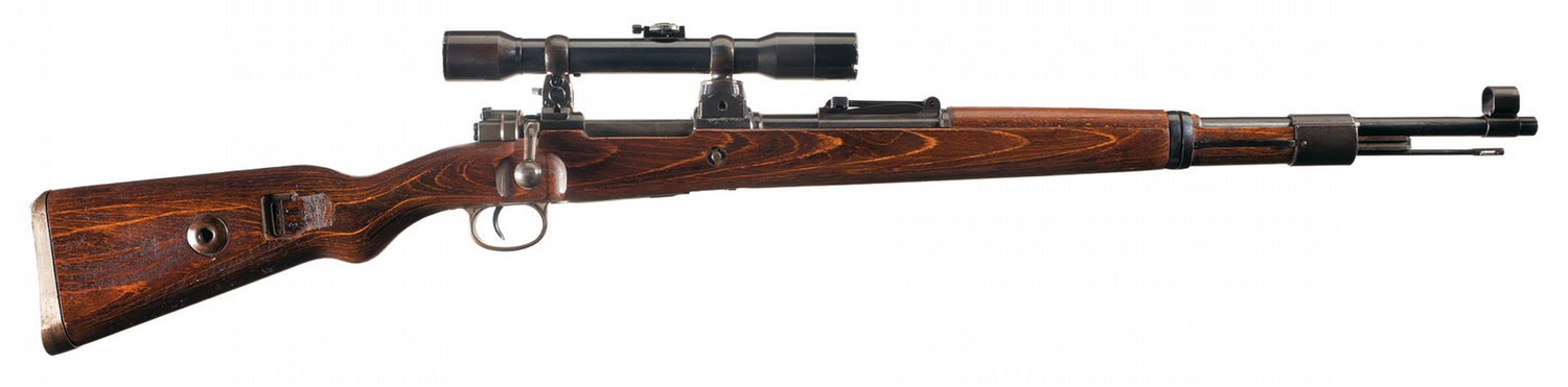 Desirable WWII Nazi Mauser Model 98K Turret Sniper Rifle