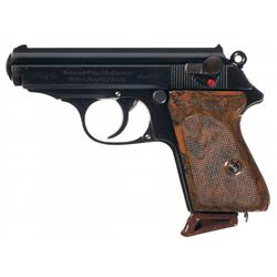 Walther Model PPK Pistol with Scarce W Suffix Serial Number