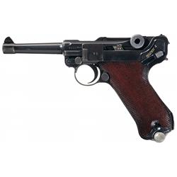 Excellent Mauser  S/ 42  Code, 1937 Production Luger Pistol