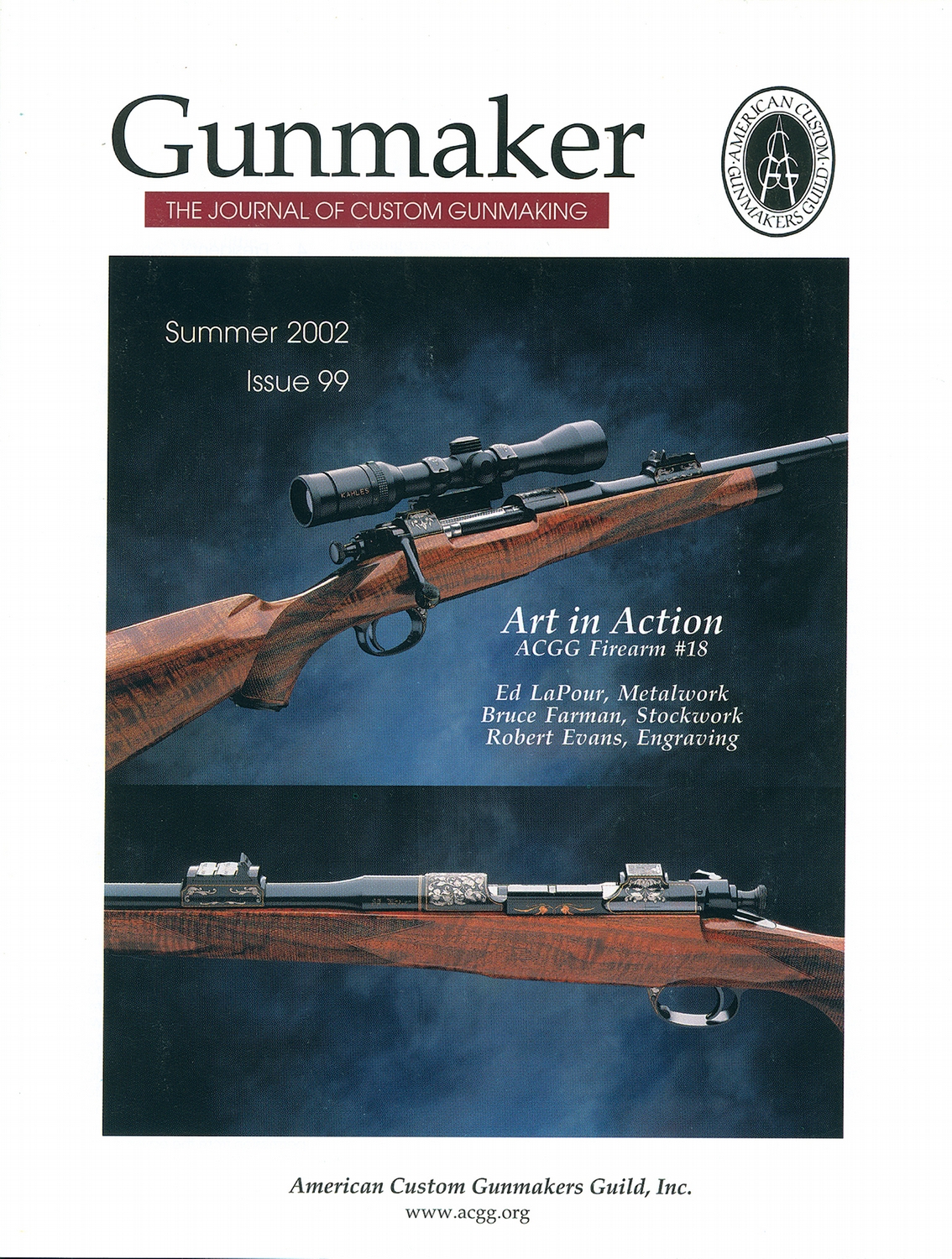 Elaborate American Custom Gun Makers Guild 100th Anniversary