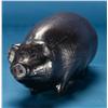 Image 2 : Rare and Unique Lakenan Pottery Marked Presentation Missouri Pig Flask Incised: Black's Eye Opener D