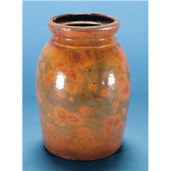 Stunning Half Gallon Multi-Color Galena Preserve Jar