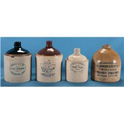 Four Missouri Advertising Jugs