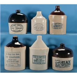 Six Chicago Advertising Jugs