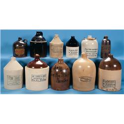 Collection of Eleven Advertising Jugs