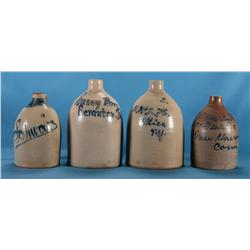 Eastern Salt Glaze Liquor Jugs