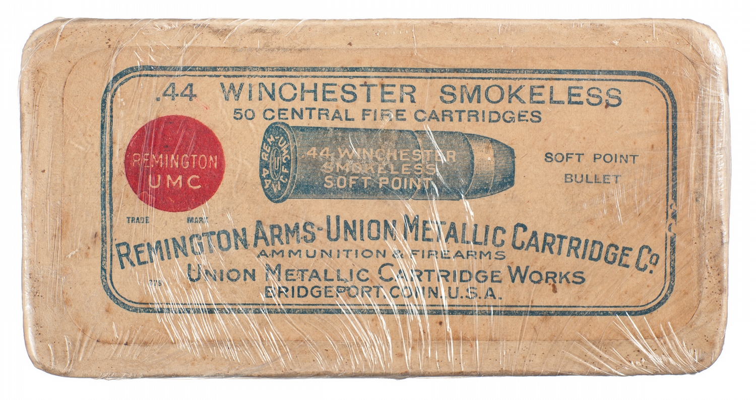 Remington Arms Union Metallic Cartridge Company Box of Winchester 44