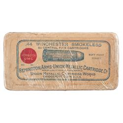 Remington Arms - Union Metallic Cartridge Company Box of Winchester 44 Caliber Cartridges