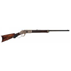 Exceptional Special Order Deluxe Winchester Model 1873 Lever Action Rifle with Cody Letter