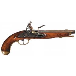 Historical Revolutionary War, State of Pennsylvania Continental Gun Factory Flintlock Pistol with 5t