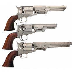 Unique Lot of Colt Percussion Revolvers of the Specific Type Used by Commodore Perry in His Expediti