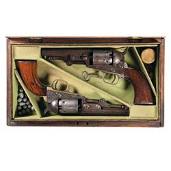 Custom Cased Pair of Colt Model 1849 Percussion Pocket Revolvers -A) Colt Model 1849 Percussion Pock