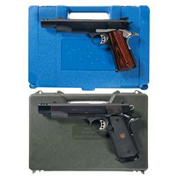 Two Model 1911A1 Semi-Automatic Pistols -A) Springfield Armory Model 1911A1 Factory Comp Semi-Automa