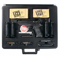 Jericho Model 941 Multicaliber Semi-Automatic Pistol with Case