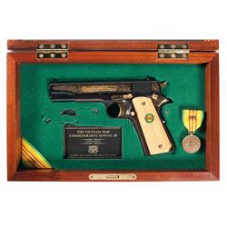 Cased Auto Ordnance Corp 1911A1 Vietnam War Commemorative Presentation Semi-Automatic Pistol
