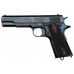 Very Fine First Year Production Colt Government Model Semi-Automatic Pistol with Three Digit Serial 