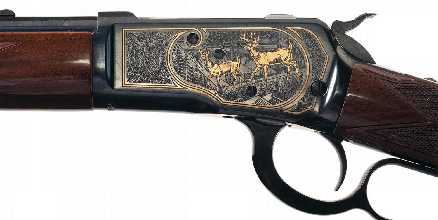 Special Order Factory Engraved Winchester Model 1892 European High