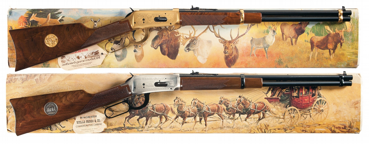 Two Boxed Winchester Model 94 Commemorative Carbines A) Winchester
