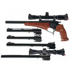 Thompson Center Arms Super 14 Single Shot Pistol with Case and Extra Barrels