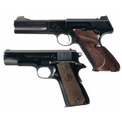 Two Colt Semi-Automatic Pistols -A) Colt Second Series Woodsman Match Target Semi-Automatic Pistol