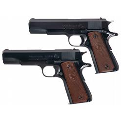 Two Colt Semi-Automatic Pistols -A) Colt Government Model Semi-Automatic Pistol In 38 Super