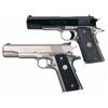 Image 1 : Two Colt Semi-Automatic Pistols -A) Colt MK IV Series 80 Combat Elite Model Semi-Automatic Pistol wi