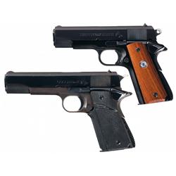 Two Colt Semi-Automatic Pistols -A) Colt Commander Model Semi-Automatic Pistol