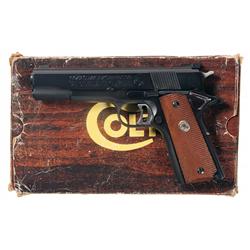 Colt Mark IV Series 70 Gold Cup National Match Semi-Automatic Pistol with Box