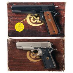 Two Colt Semi-Automatic Pistols -A) Colt Service Model Ace Semi-Automatic Pistol with Box