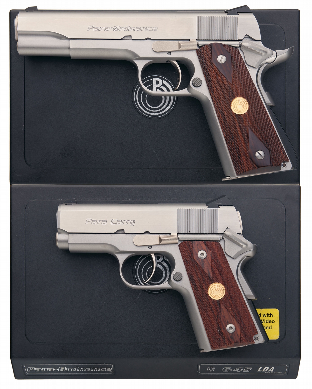 Two Cased Para-Ordnance LDA Pistols -A) Para-Ordnance Model 7-45 LDA