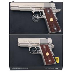 Two Cased Para-Ordnance LDA Pistols -A) Para-Ordnance Model 7-45 LDA Semi-Automatic Pistol in Case w