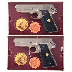 Two Consecutively Numbered Boxed Colt Combat Commander Semi-Automatic Pistols -A) Colt MK IV Series 