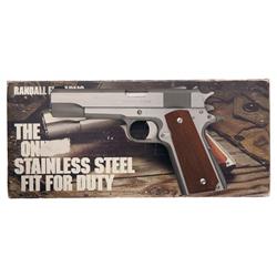 Scarce Left Handed Randall Service Model Semi-Automatic Pistol with Box