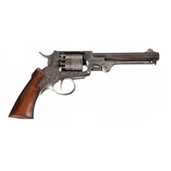 Finely Engraved R. Stahl Hassfurt Marked Percussion Revolver