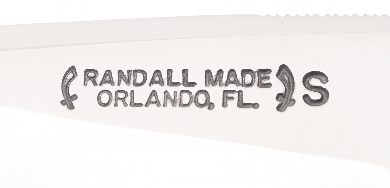 Two Engraved Special Order Randall Knives with Sheaths