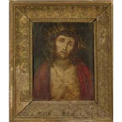 ANONYME - [Christ couronné d'épines], [école