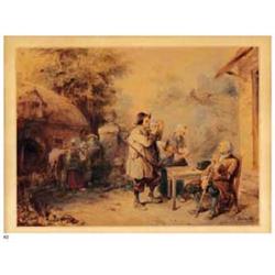 MADOU, Jean-Baptiste - [Le cabaret champêtre]