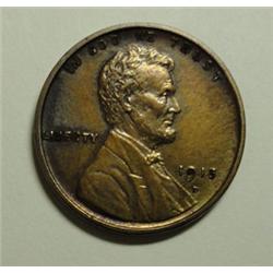 1915D Lincoln penny  borderline AU