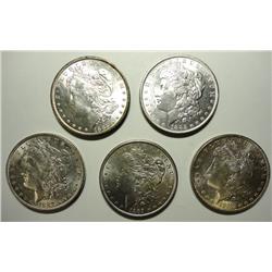 1887-85PO-88-89 Morgan $  nice BU MS61 or better